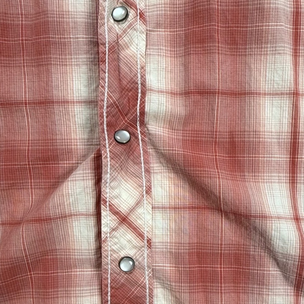 Larry Mahan Cowboy Collection Mens XXL Red Pearl Snap WesternShirt LM1310701NS - Picture 8 of 9